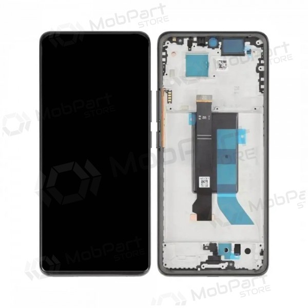 Ekranas Xiaomi Redmi Note 14 Pro 5G su lietimui jautriu stikliuku och rėmeliu Midnight Black original (service pack) Ekranas Xiaomi Redmi Note 14 Pro 5G su lietimui jautriu stikliuku och rėmeliu Midnight Black original (service pack)