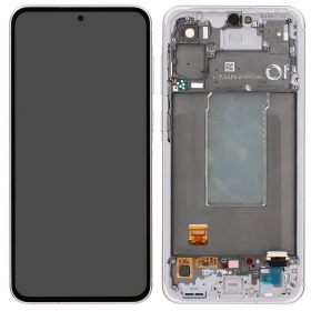 Samsung Galaxy A56 skärm (rosa) (med ram) (original)