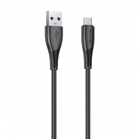Micro USB-kabel Awei CL-182M USB-A till Micro USB 1 m svart