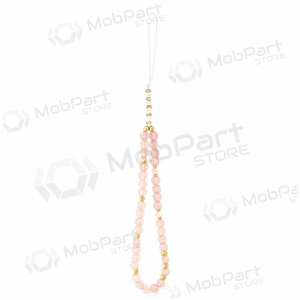 Apple iPhone 18 Pro fodral - Guess IML Flowers Allover Strap MagSafe (rosa)