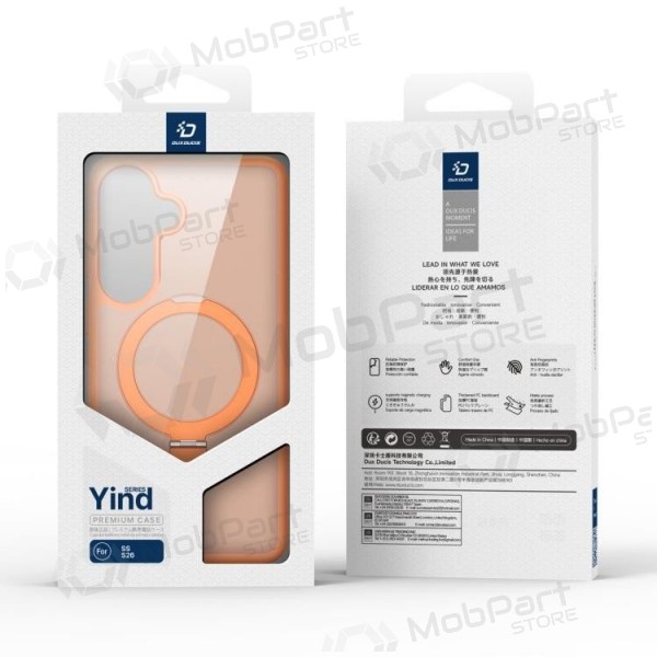 Samsung Galaxy S26+ fodral - Dux Ducis Yind Magnetic Stand (orange)