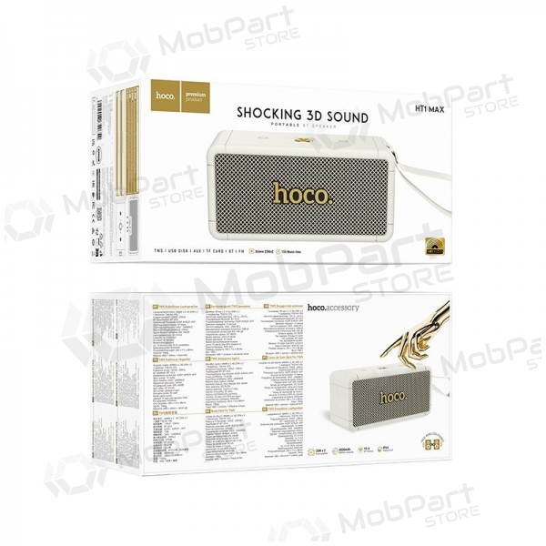 Bluetooth bärbar högtalare Hoco HT1 Max vit