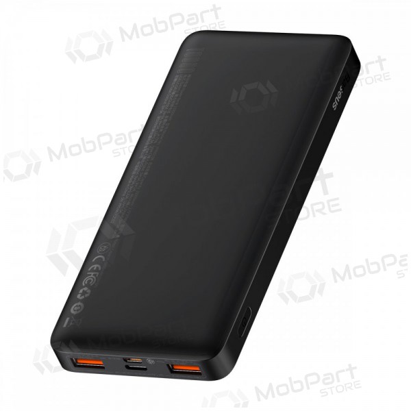 Powerbank Power Bank Baseus Bipow 20W 10000mAh + MicroUSB 0.25m svart PPBD050301