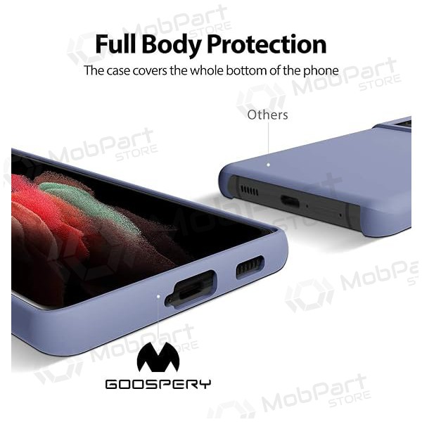 Mobilskal / fodral Mercury Silicone Case Samsung S936 S25 Plus levandos grå Mobilskal / fodral Mercury Silicone Case Samsung S936 S25 Plus levandos grå