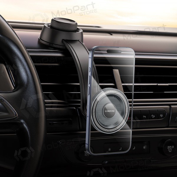 Universal bilhållare Borofone BH123 (dashboard) svart