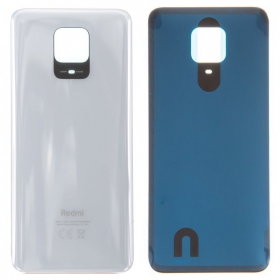 Xiaomi Redmi Note 9S baksida / batterilucka vit (Glacier White)