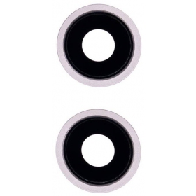 Apple iPhone 13 kamera lins (2st) (rosa) (med ram)