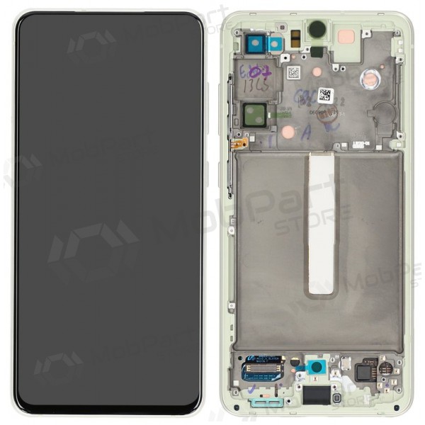 Samsung Galaxy S21 FE 5G skärm (alyvinis) (med ram) (original) Samsung Galaxy S21 FE 5G skärm (alyvinis) (med ram) (original)