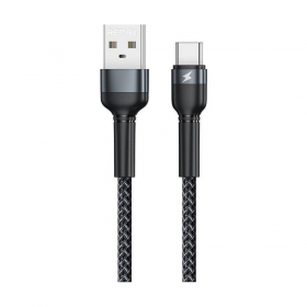 USB kabel Remax RC-124a USB-A to USB-C 1.0m svart