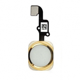 Apple iPhone 6 / iPhone 6 Plus HOME-knapp med flex (guld)