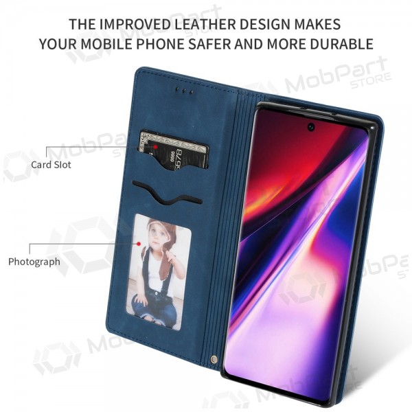 Xiaomi Redmi A7 Pro fodral -Business Style- mörkblå
