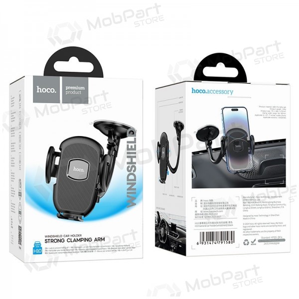 Universal bilhållare Hoco H10 (windshield) svart