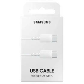 USB kabel Samsung EP-DA705 Type-C - Type-C 1.0m (vit) (OEM)