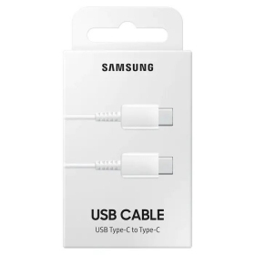 USB kabel Samsung EP-DA705BWEGWW Type-C - Type-C 1.0m (vit) (OEM)