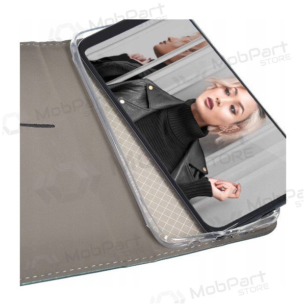 Samsung A135 Galaxy A13 4G fodral - Smart Magnetic (mörkgrön)