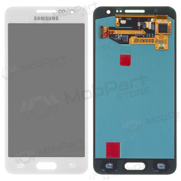 Samsung A300F Galaxy A3 skärm (vit) (begagnad grade B, original)