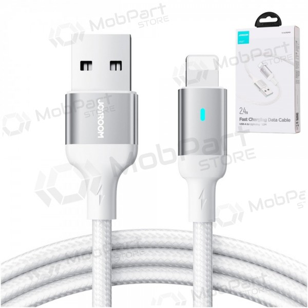 USB kabel Joyroom S-UL012A10 USB to Lightning 2.4A 1.2m vit