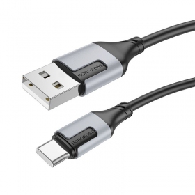 USB kabel Borofone BX101 USB-A to USB-C 1.0m svart