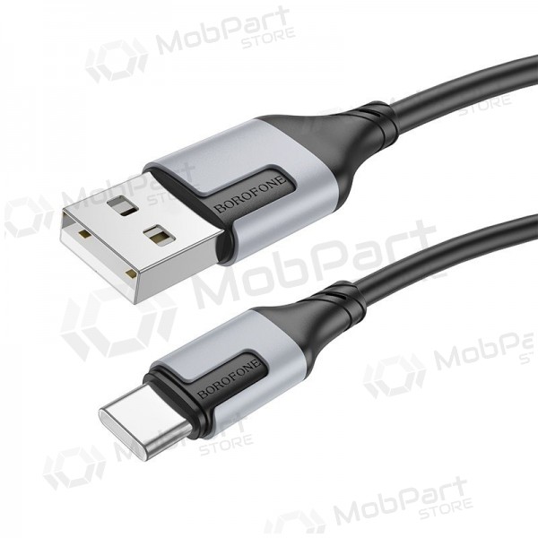 USB kabel Borofone BX101 USB-A to USB-C 1.0m svart