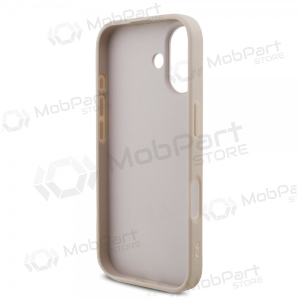 Apple iPhone 17 fodral - Guess PU 4G Metal Logo (rosa)