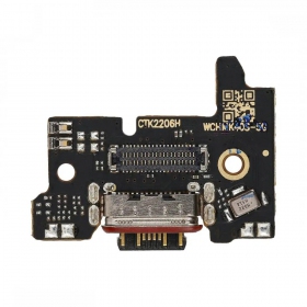 Xiaomi Poco F4 5G laddarkontakt och mikrofon med flex (service pack) (original)