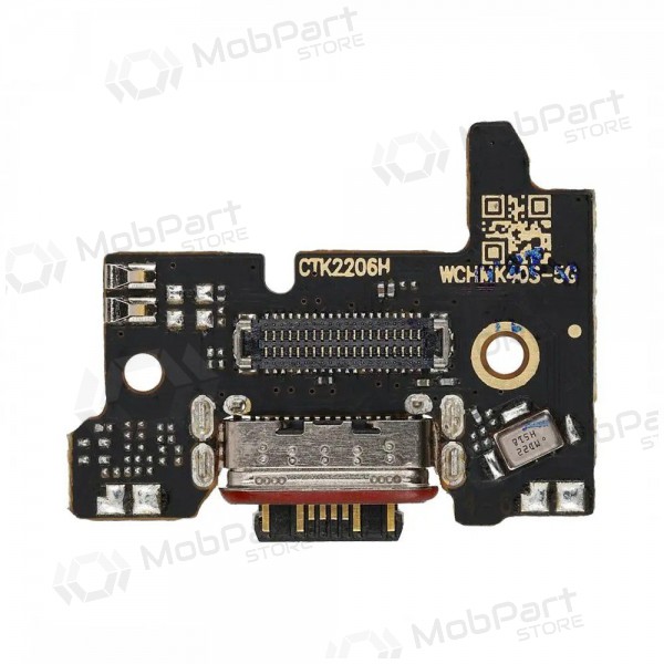 Xiaomi Poco F4 5G laddarkontakt och mikrofon med flex (service pack) (original)
