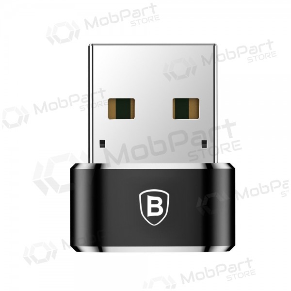 Adapter Baseus Type-C to USB-A svart CAAOTG-01