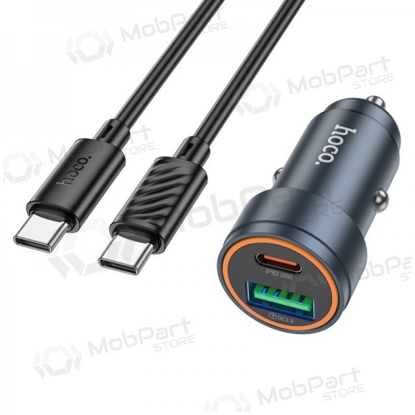 Billaddare Hoco Z57A 30 W USB-C + USB-A med USB-C-kabel 1 m