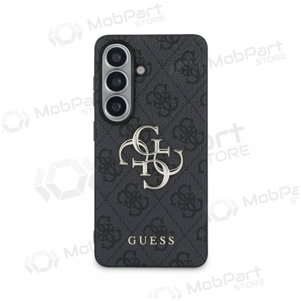Samsung Galaxy S26 fodral - Guess PU 4G Metal Logo (grå)
