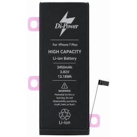 Apple iPhone 7 Plus batteri, Di-Power 3450 mAh (förstärkt kapacitet)