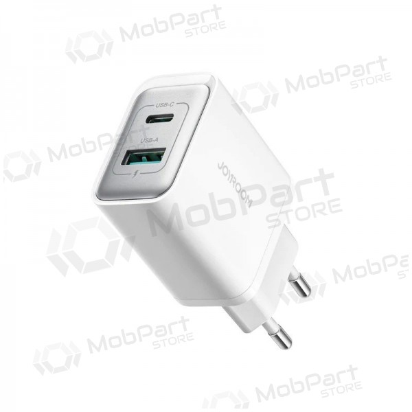 Laddare Joyroom JR-TCF15 USB-C/USB-A 30W vit