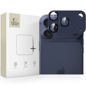Apple iPhone 17 Pro Max kameras skydd - Tech-Protect CamFull Fit+ (Cosmic Orange)