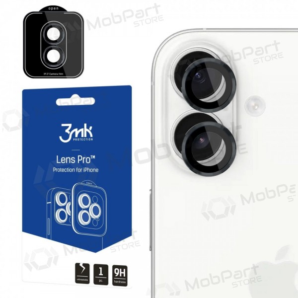 Skyddsglas kamerai 3mk Lens Pro Apple iPhone 17 svart