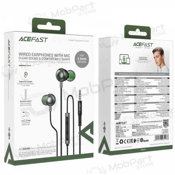 Hörlurar Acefast L4 3.5mm Hörlurar Acefast L4 3.5mm
