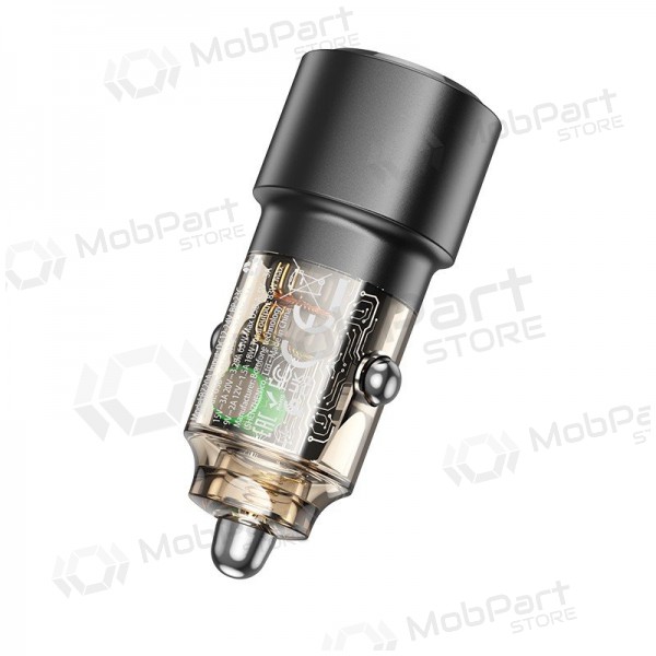 Billaddare Borofone BZ20A 83 W PD QC 3.0 USB-C + USB-A svart