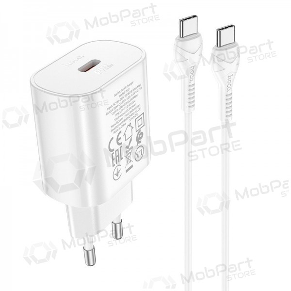 Laddare buitinis Hoco N22 Jetta PD25W + Type-C vit