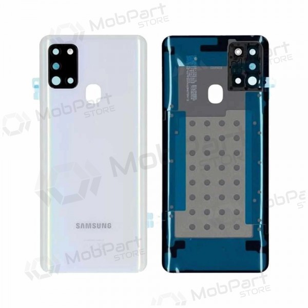 Samsung A217 Galaxy A21s 2020 baksida / batterilucka (vit) (begagnad grade B, original)
