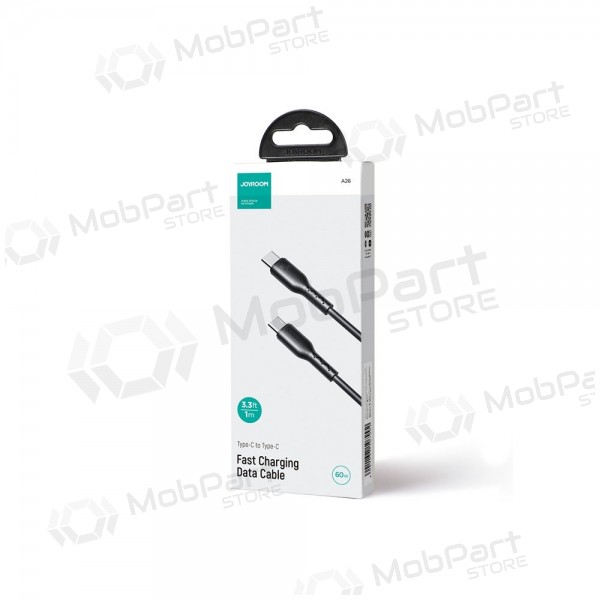 USB kabel Joyroom SA26-CC3 USB-C to USB-C 60W 1.0m svart