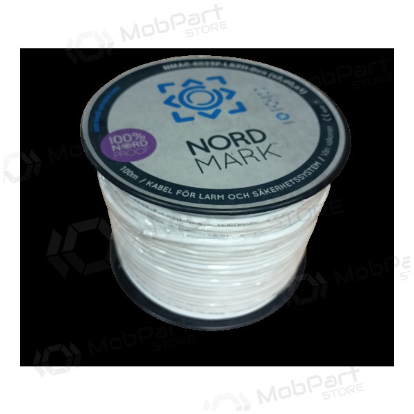 Nordmark skärmad säkerhetskabel 6x0.22