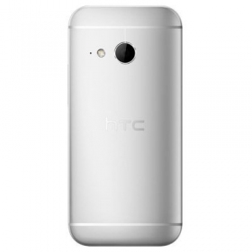 HTC One Mini 2 (M8 mini) baksida / batterilucka (silver) (begagnad grade A, original)