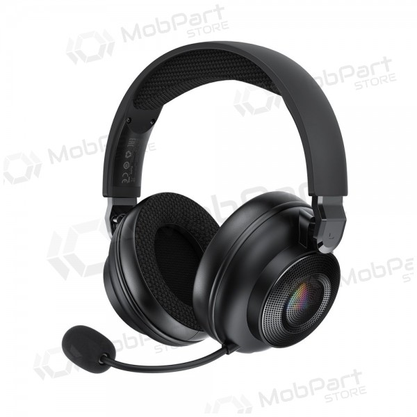 Trådlösa hörlurar Acefast H15 Gaming over-ear med mikrofon USB-C svarta