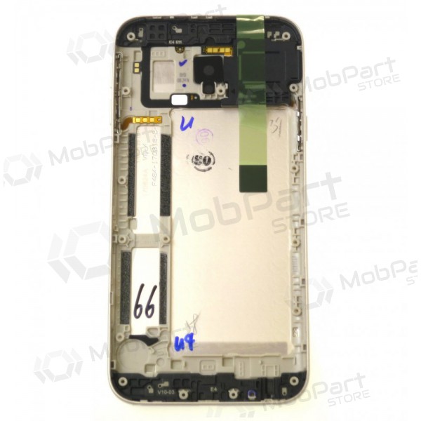 Samsung J330 Galaxy J3 2017 baksida / batterilucka (guld) (begagnad grade C, original)