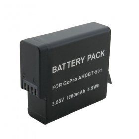 GoPro AHDB-501 batteri / ackumulator (1260mAh)