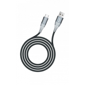 USB kabel Devia Shark Type-C 1.5m 5A (vit)