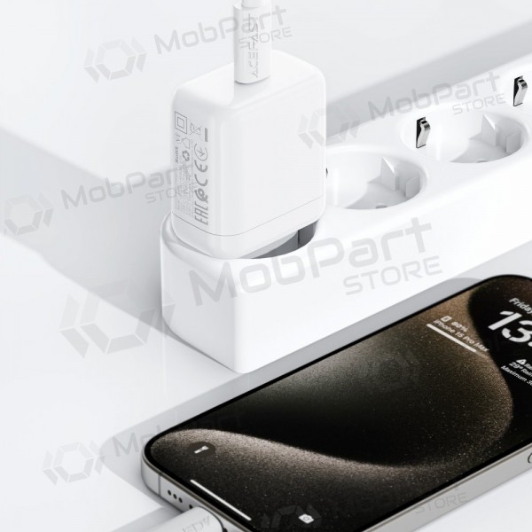 Laddare Acefast A130 20W USB-C vit