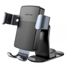 Universal bilhållare Borofone BH119 (dashboard) svart