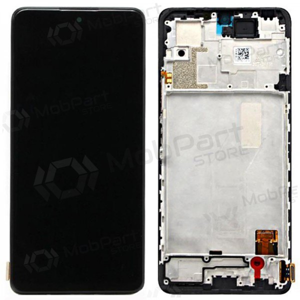 Xiaomi Redmi Note 10 Pro 4G 2021 skärm (svart) (med ram) (service pack) (original)