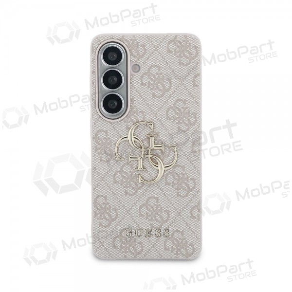 Samsung Galaxy S26 fodral - Guess PU 4G Metal Logo (rosa)
