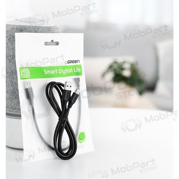 USB kabel Ugreen US287 USB to USB-C 3A 1.5m svart