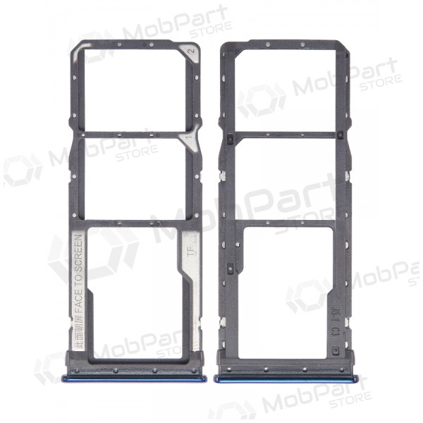 Xiaomi Redmi Note 8, Redmi Note 8 2021 SIM-kortshållare (blå)